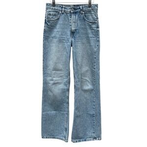 Divided H&M Women's 27 Wide Leg Jeans Light Wash Denim Long Capsule Wardrobe